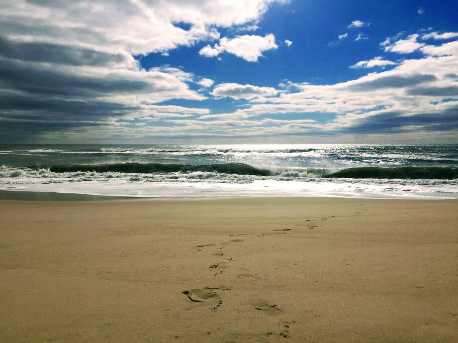 Hither Hills Beach! You are just a short 5-7 minute walk to this picture perfect beach. There is also a parking pass if you don't feel like walking.