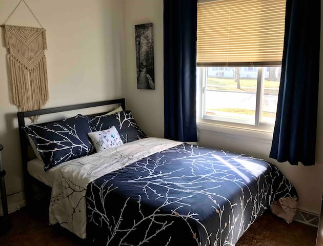 Blue Room with shared bathroom