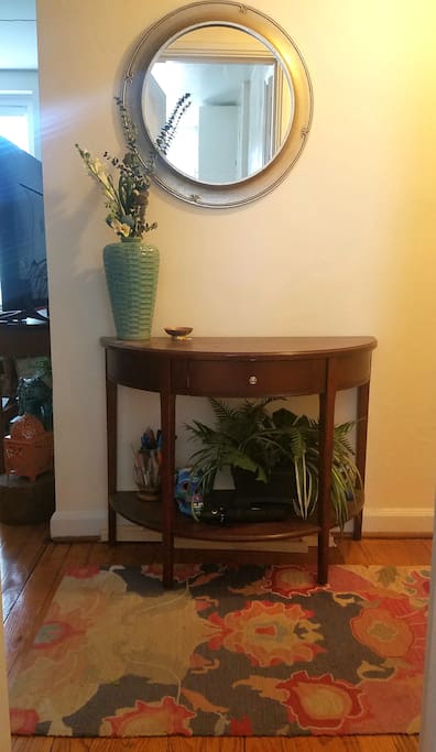 Entrance Table and Mirror