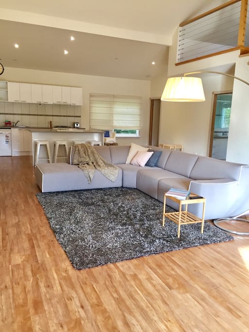 Open plan Kitchen and Living area