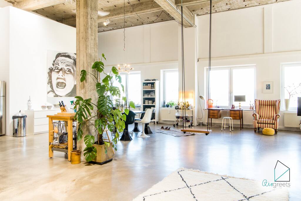 In the spacious living room, you'll find everything you need.