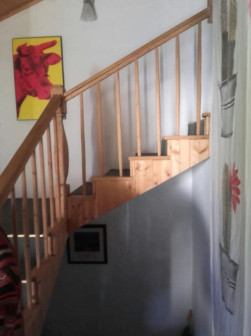 Stiege zum 1. Stock/staircase to the 2nd floor