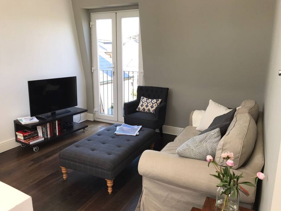 Living Room with Juliet Balcony