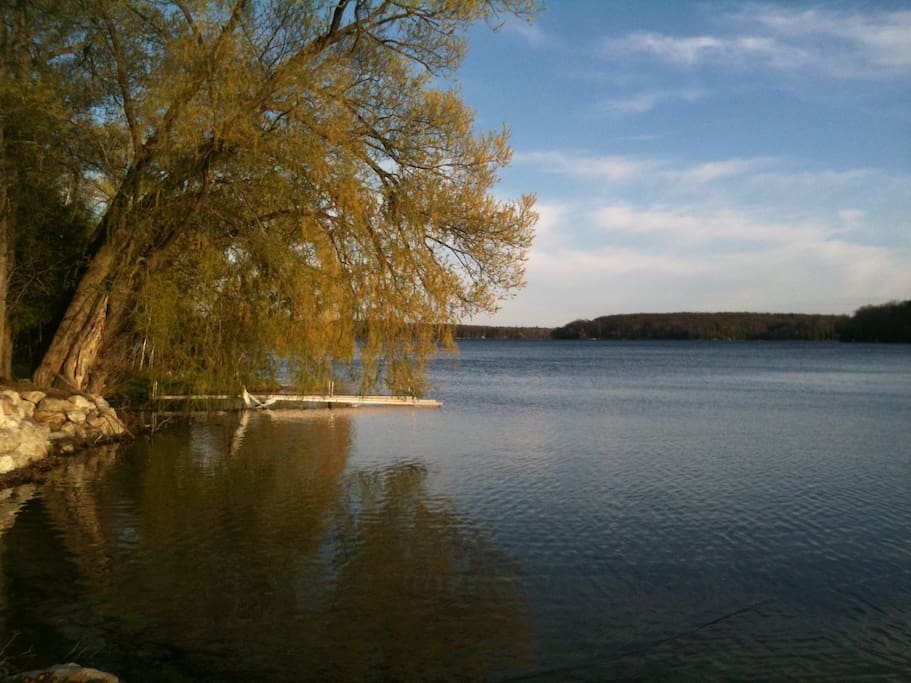 View from the dock