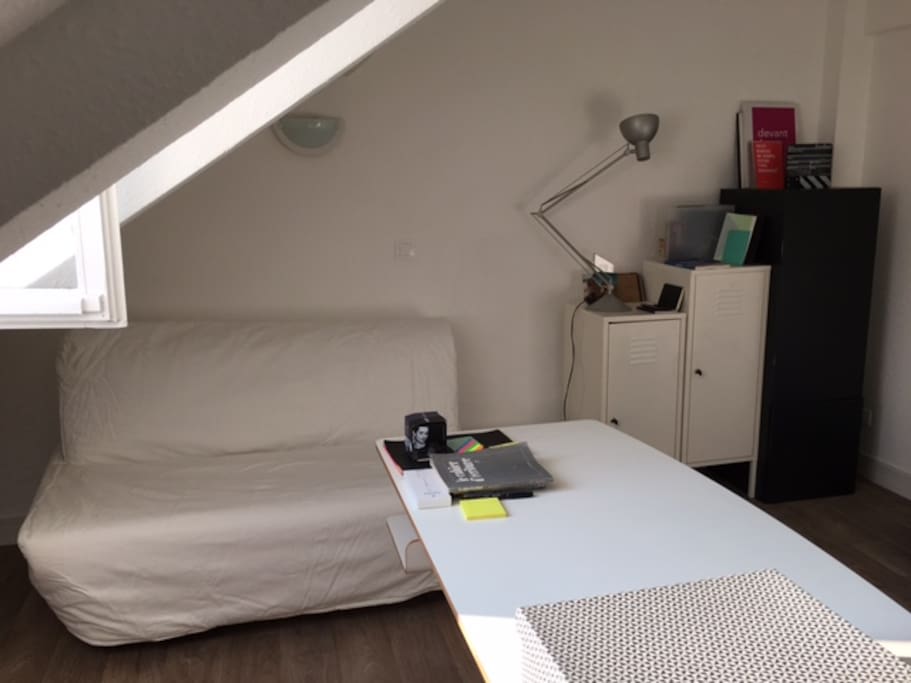 Canapé-lit double Ikea confortable