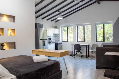 A/C ●Walk Score 100☆ Poblado♥ 150Mbps ●SelfCheckIn