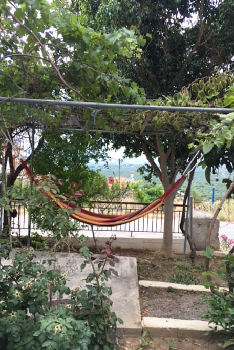 Enjoy the hammock in the garden