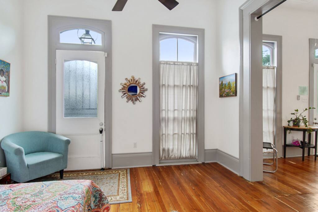 Library adjacent to front parlor.