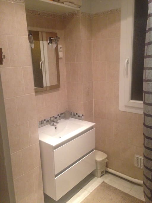 Salle de douche.
