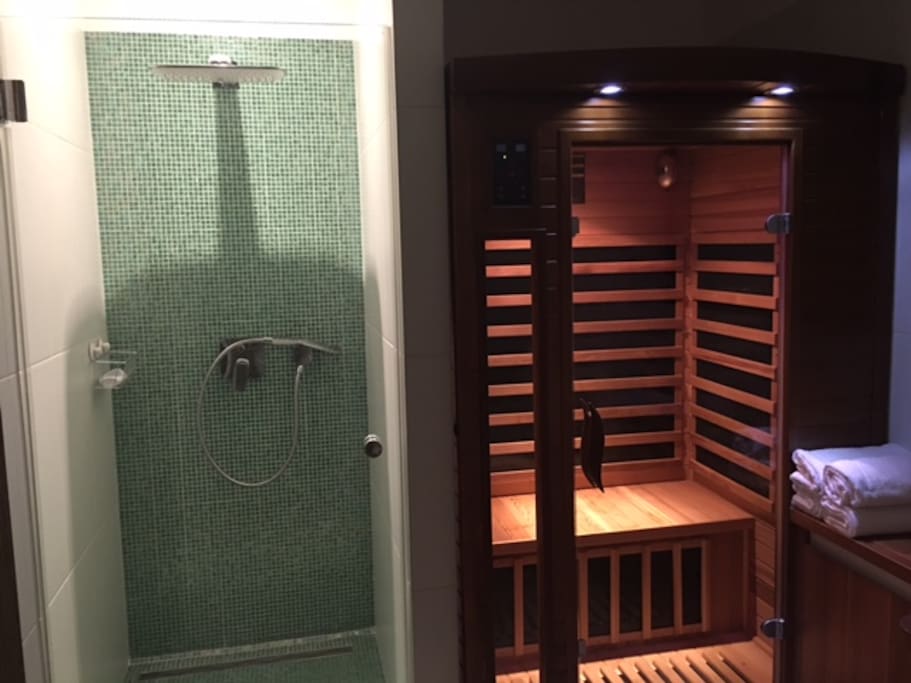Sauna and shower