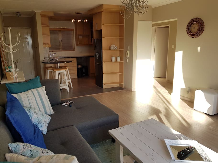 Kitchen and living room