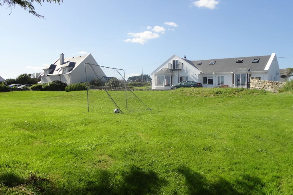 Our house from the Garden