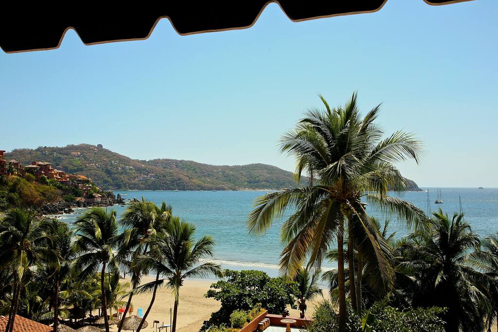 La Madera Beach directly below