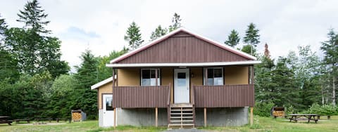 20 seats two ideal chalet for groups.