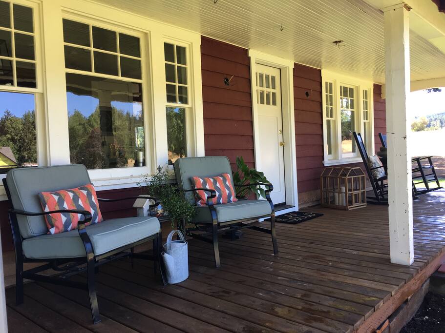 Cozy front porch