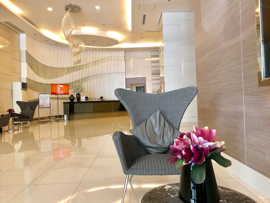 The Grand Lobby that will greet you upon arrival