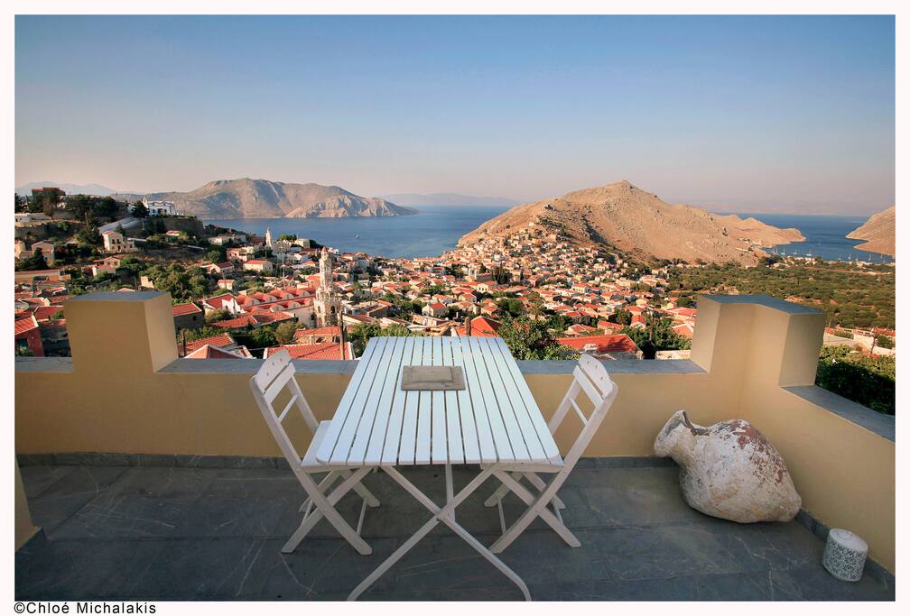 The terrace to enjoy a nice diner