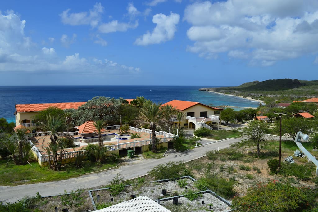 View from the roof deck of the villa.