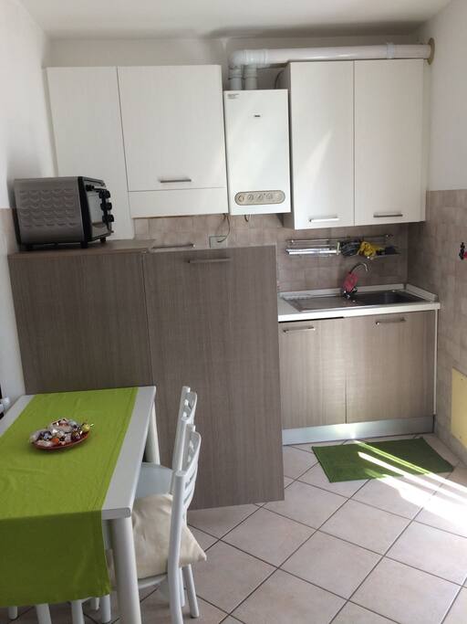 La cucina attrezzata