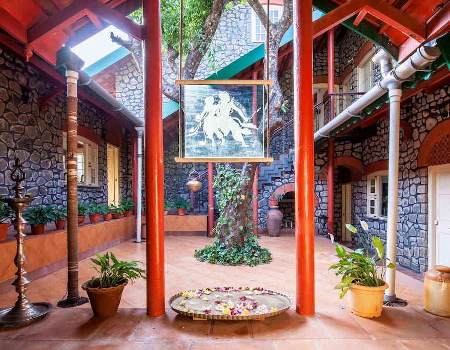 Beautiful in house tree and interiors