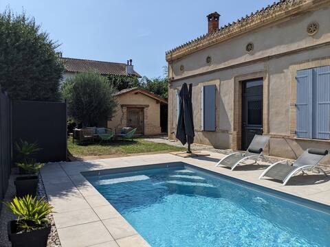 Charming villa in Toulouse from 1800, with swimming pool