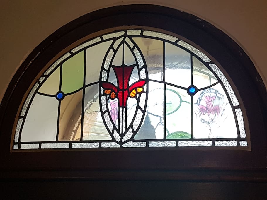 stained glass front door