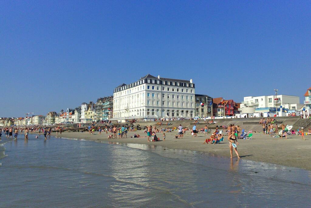 Le "Grand Hôtel" sur la plage