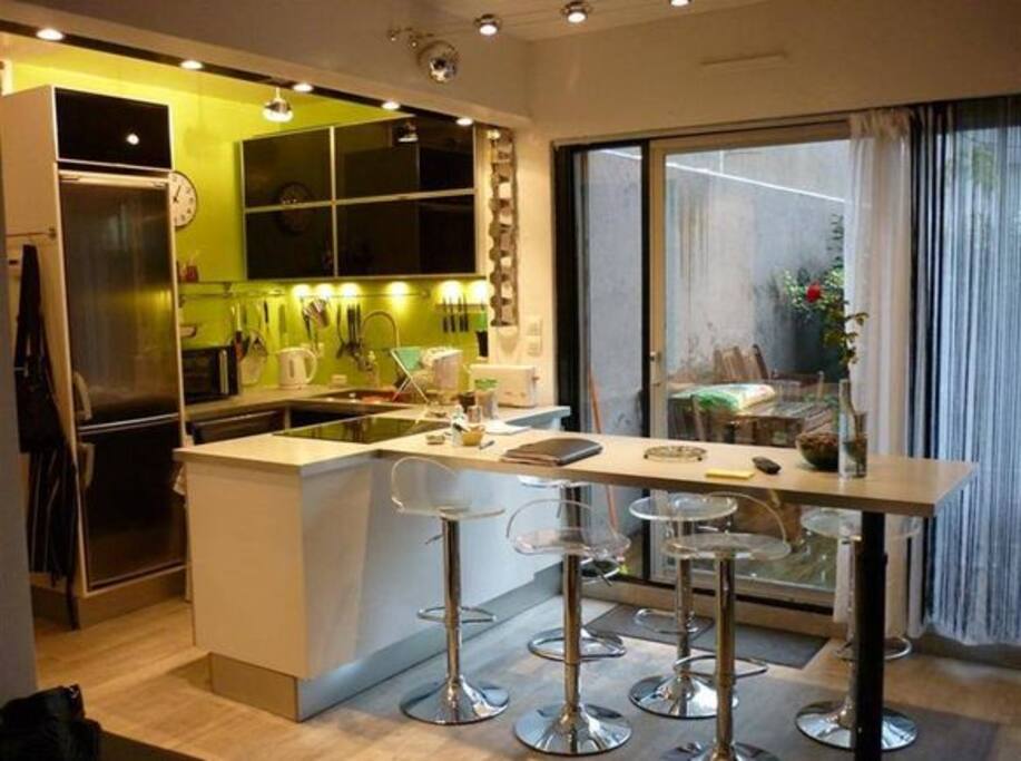 Une cuisine moderne et pratique