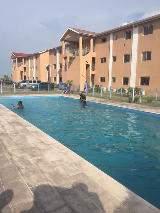Piscine partagée