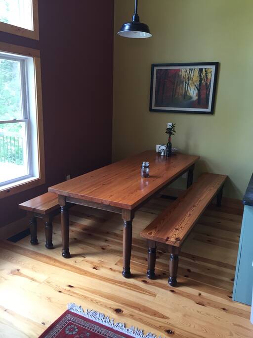 Farmers table for 12