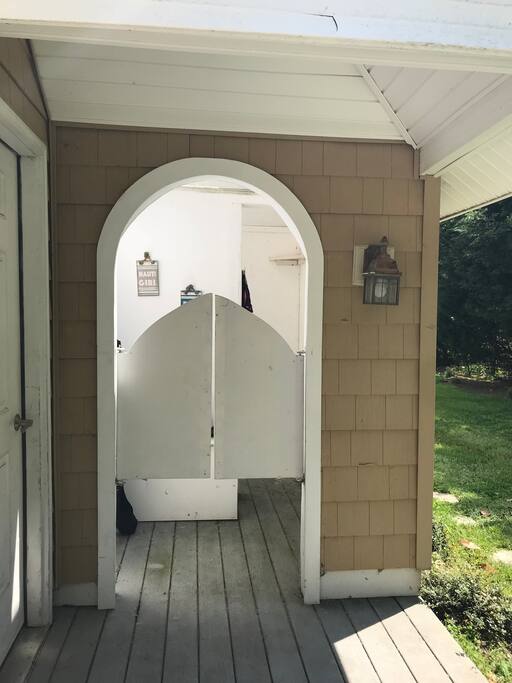 outside shower