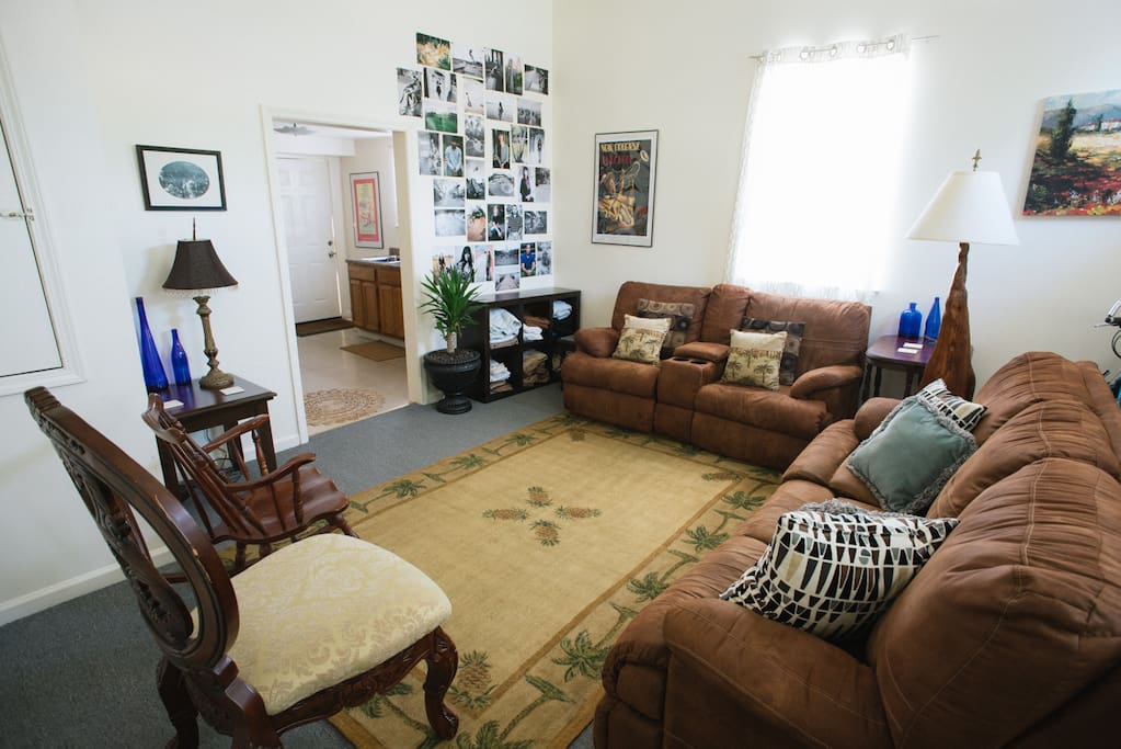 The living room