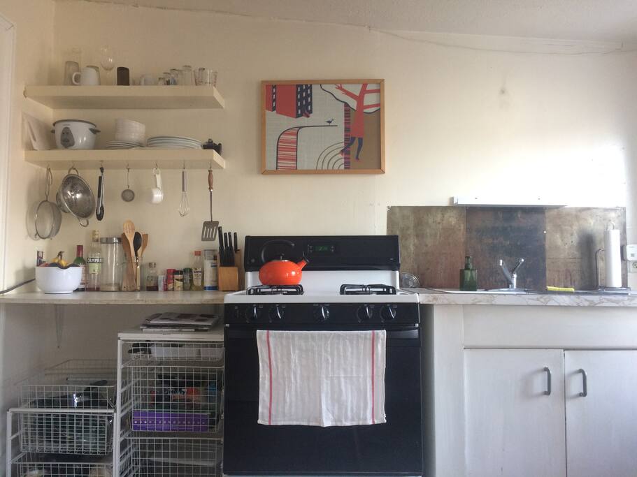 ... and the oven, plates, and sink. :)
