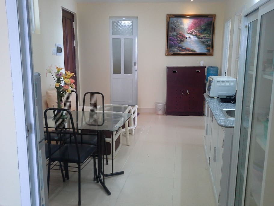 Dining area with kitchenette