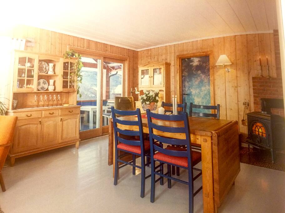 The dining room