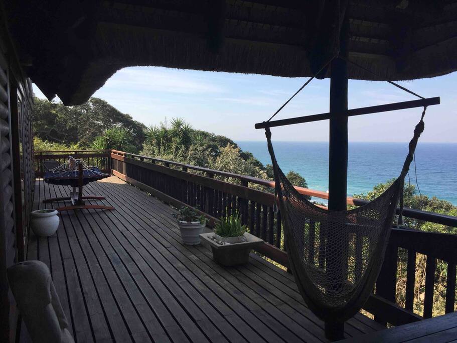 Outdoor patio and chill area