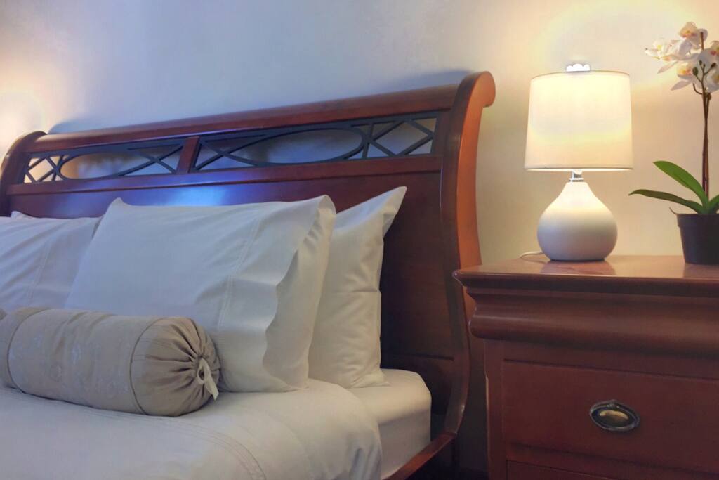 Bed linen and towels supplied