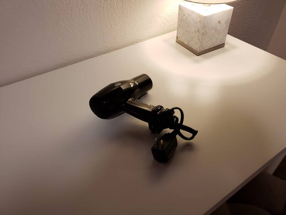 A hairdryer is provided for your convenience and will be in your closet upon check-in.