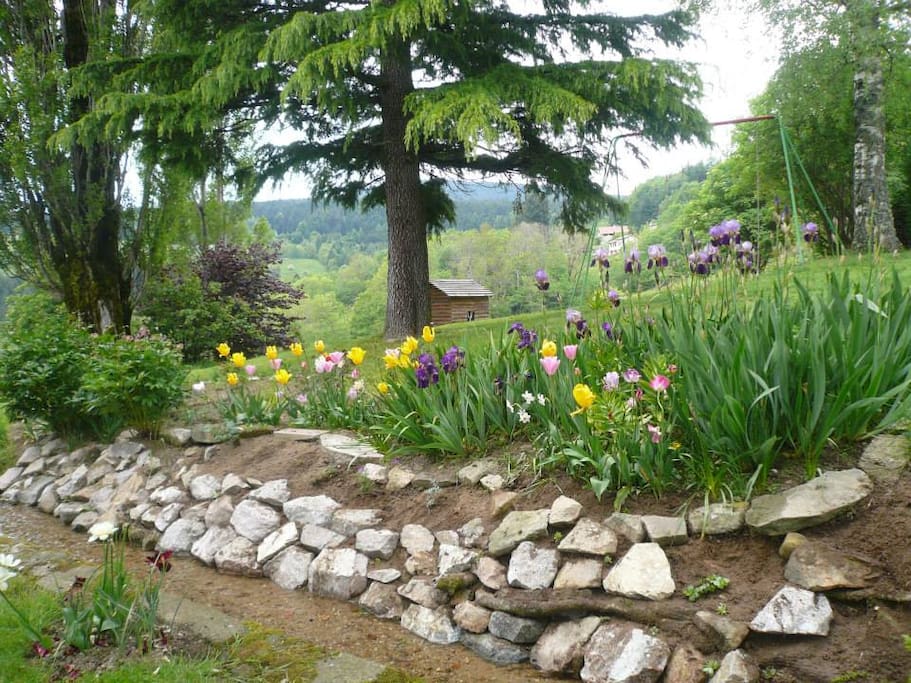 Le jardin est accessible.