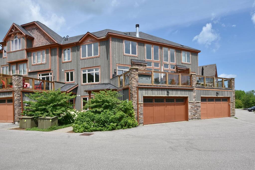 Front of chalet