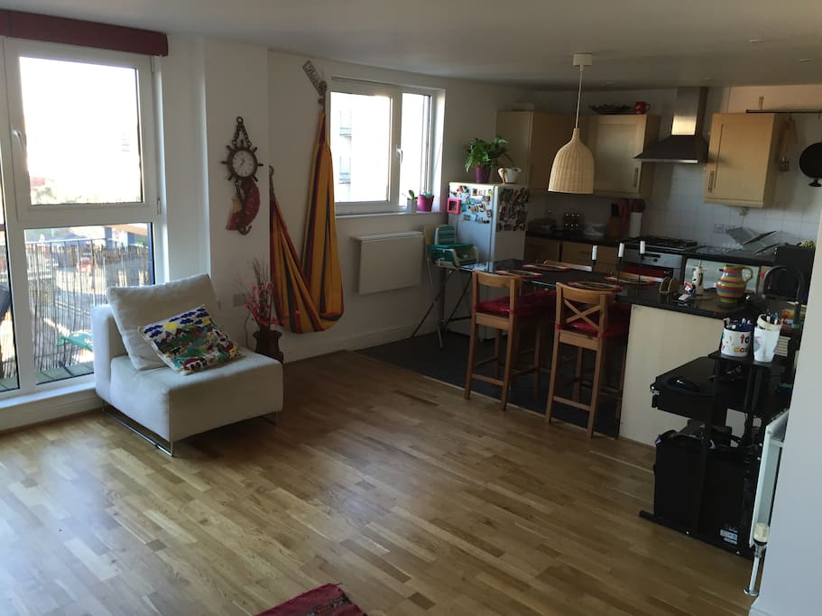 Large Living-kitchen Open plan space