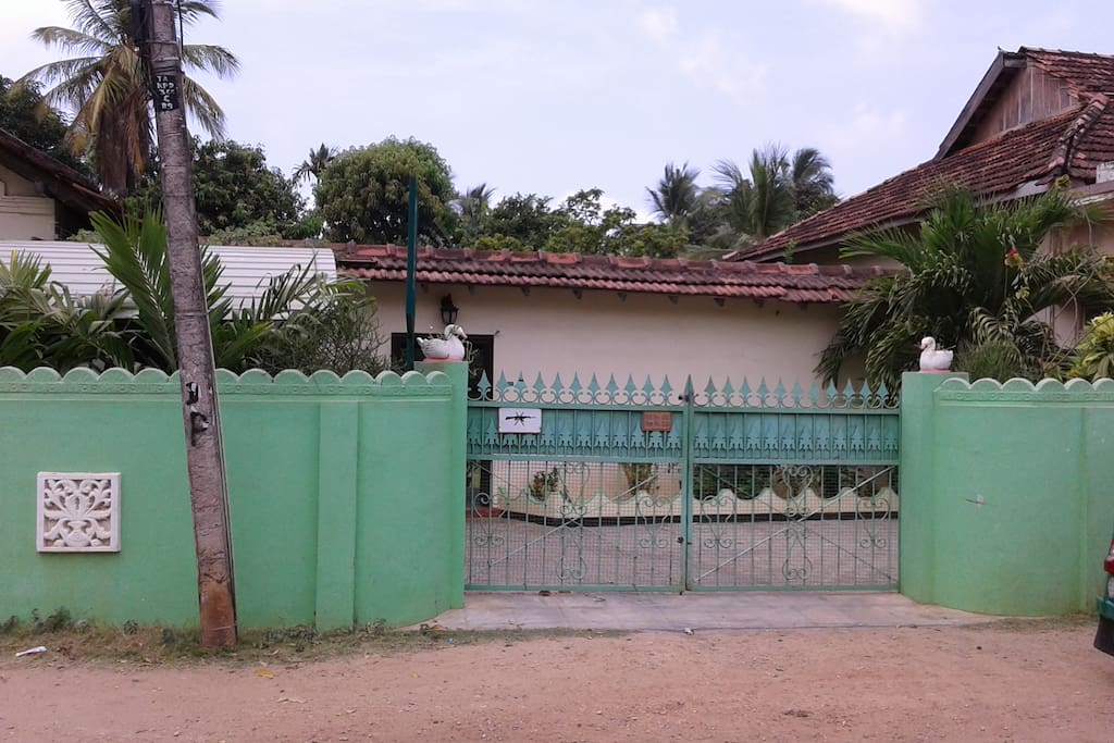 the front of the property