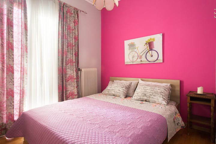 Aphrodite. Tiny with a very ccomfortable double bed.