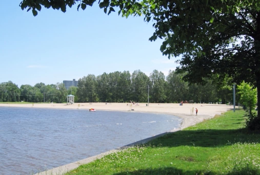 3 min walk from our house. Most beautiful beach in Ottawa.