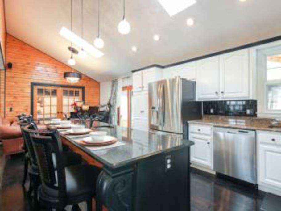 Breakfast bar.