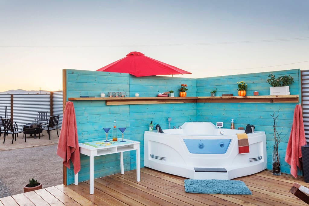 Experience true serenity in your tub for two