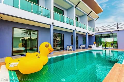 Private Pool Villa /8 BR 16-24 P. BBQ Party! /❤️