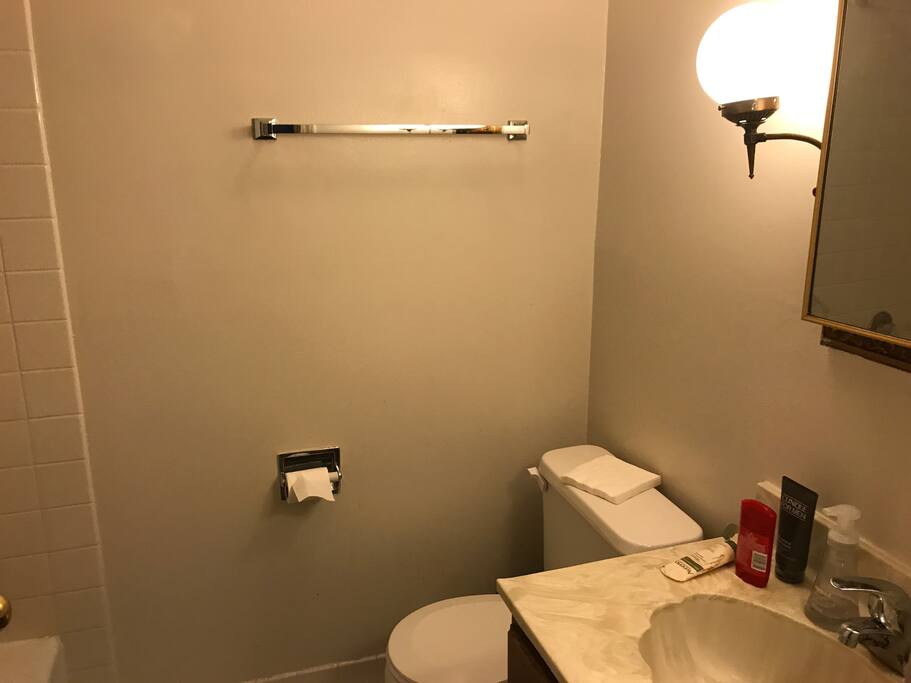 The Bathroom - Guests will have access to the furniture but all the other personal items will be removed
