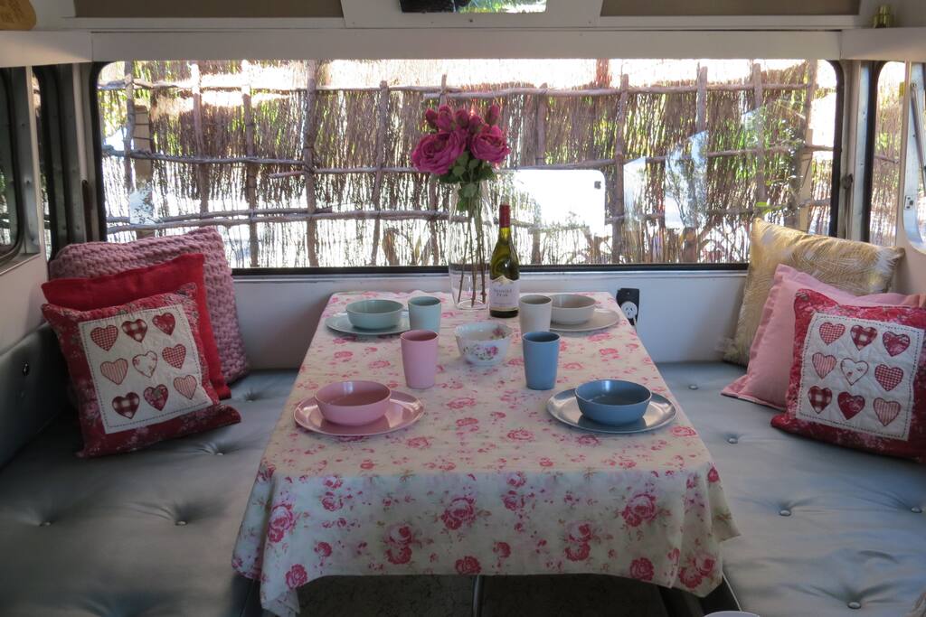 Dining table - converts to two small single beds