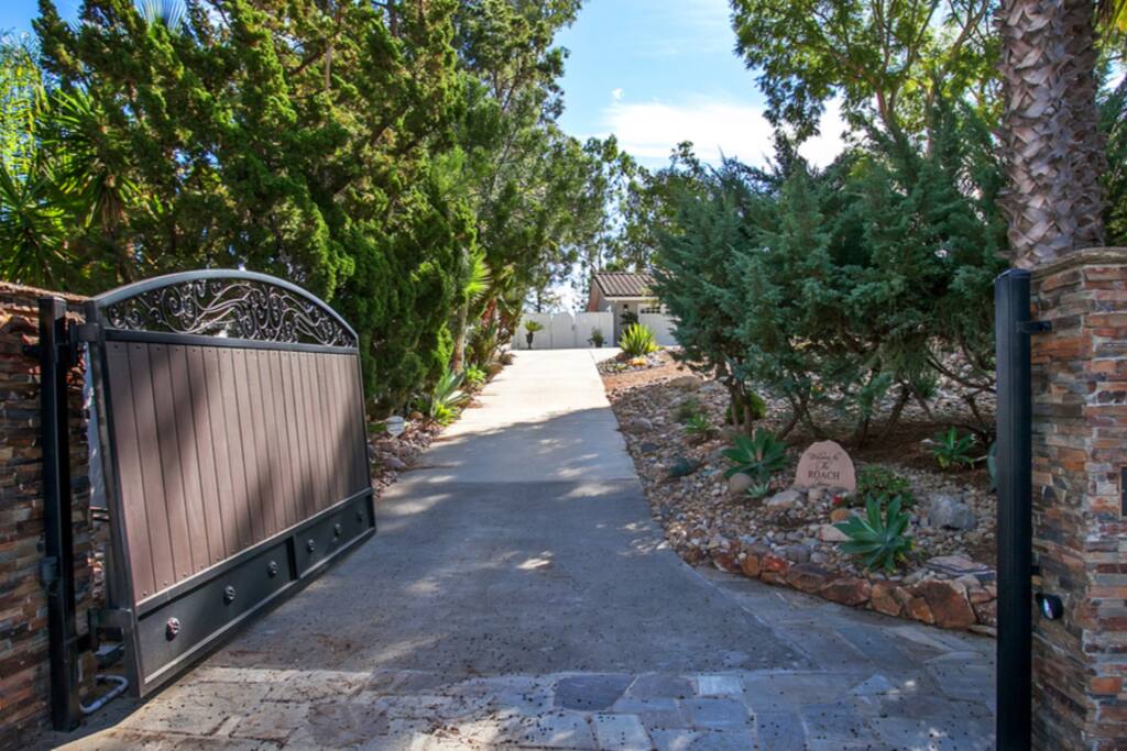 Grand gated entry 1 acre property